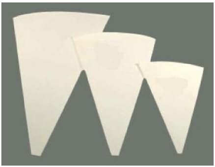 Winco Pastry Bag Cotton with Plastic Coating, 18-Inch,White
