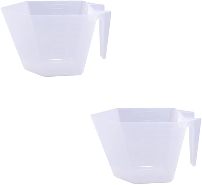 1 Cup (8 Oz. | 250 mL) Plastic Scoop for Measuring Powders, Granules, Detergent, Coffee, Pet Food, Grains, Protein, Spices and Other Dry Goods (Pack of 2)
