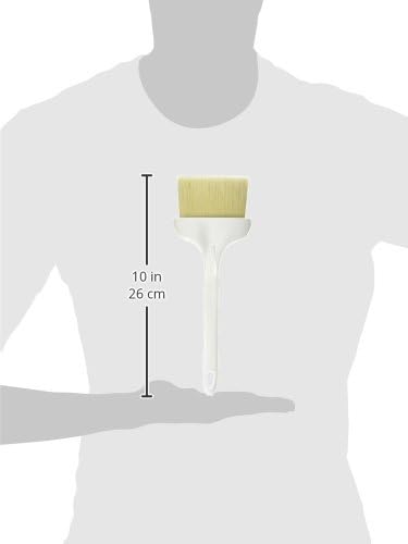 Winco 3-Inch Brush with Hook, Plastic Handle