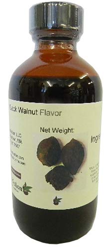 OliveNation Premium Black Walnut Flavoring Extract, Nutty Taste & Aroma for Baking, Beverages, Sauces, Non-GMO, Gluten Free, Kosher, Vegan - 4 oz