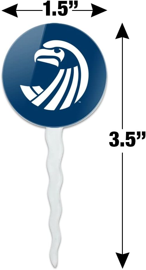 Salve Regina University Primary Logo Cupcake Picks Toppers Decoration Set of 6