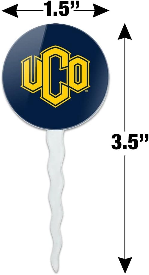 Central Oklahoma Primary Logo Cupcake Picks Toppers Decoration Set of 6