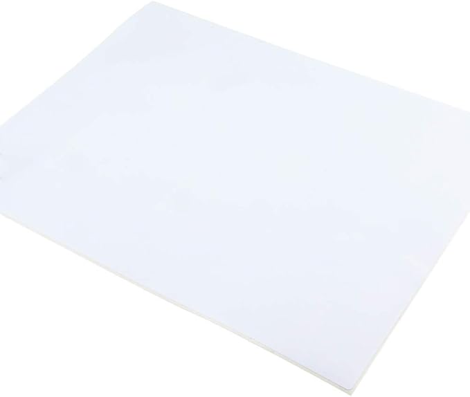 L LIKED 500 Sheet 8.5 x 11 Full Sheet Label, Matte, White Sticker Paper for Laser & Inkjet, Strong Adhesive (500 PCS)