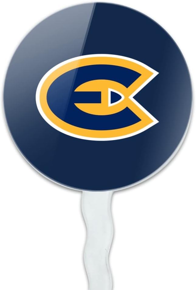 University of Wisconsin-Eau Claire Primary Logo Cupcake Picks Toppers Decoration Set of 6