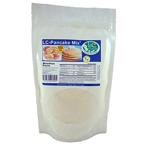 Low Carb Foods Pancake Mix | Great Taste | High Protein | 100% All-natural Ingredients | No Sugar Diabetic Friendly | Maltitol & Artificial Sweetener Free | 9.3 Oz Package