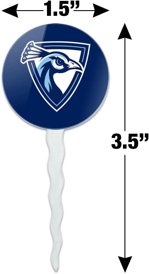 Upper Iowa University Primary Logo Cupcake Picks Toppers Decoration Set of 6