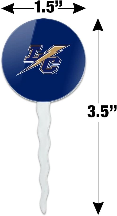 Lehman College Primary Logo Cupcake Picks Toppers Decoration Set of 6
