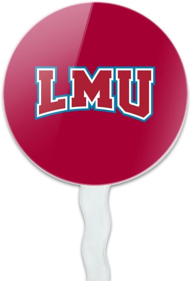 Loyola Marymount University Primary Logo Cupcake Picks Toppers Decoration Set of 6
