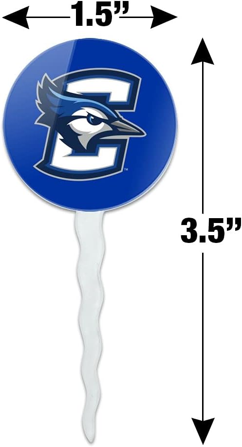 Creighton University Primary Logo Cupcake Picks Toppers Decoration Set of 6