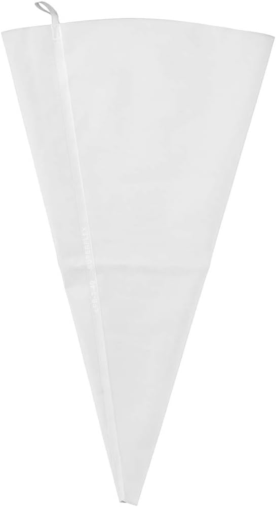Restaurantware Pastry Tek 16 x 8.9 Inch Piping Bags 2 Reusable Icing Bags - Durable White Silicone Pastry Bags Anti Burst Decorate Cakes Cupcakes Macarons Or Cookies