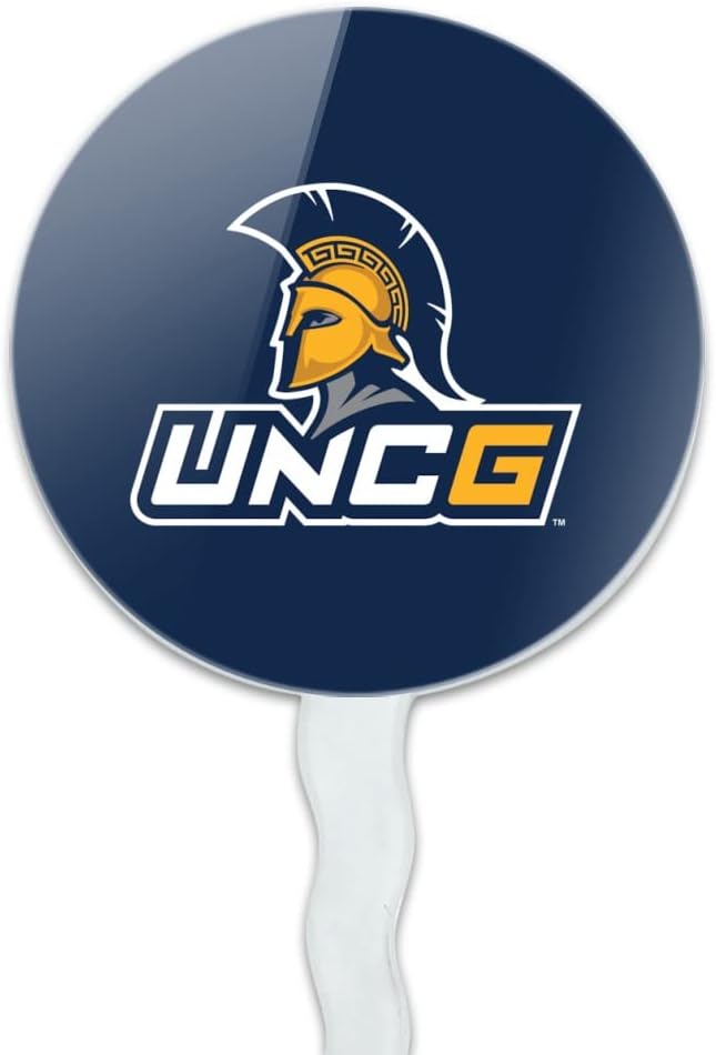 UNC Greensboro Primary Logo Cupcake Picks Toppers Decoration Set of 6