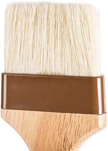 AME D'ESSENCE 3" Wide Boar Pastry Brush, Wooden Handle, Heat Resistant Bristle Basting Brush, Baking Too,l and Food Preparation