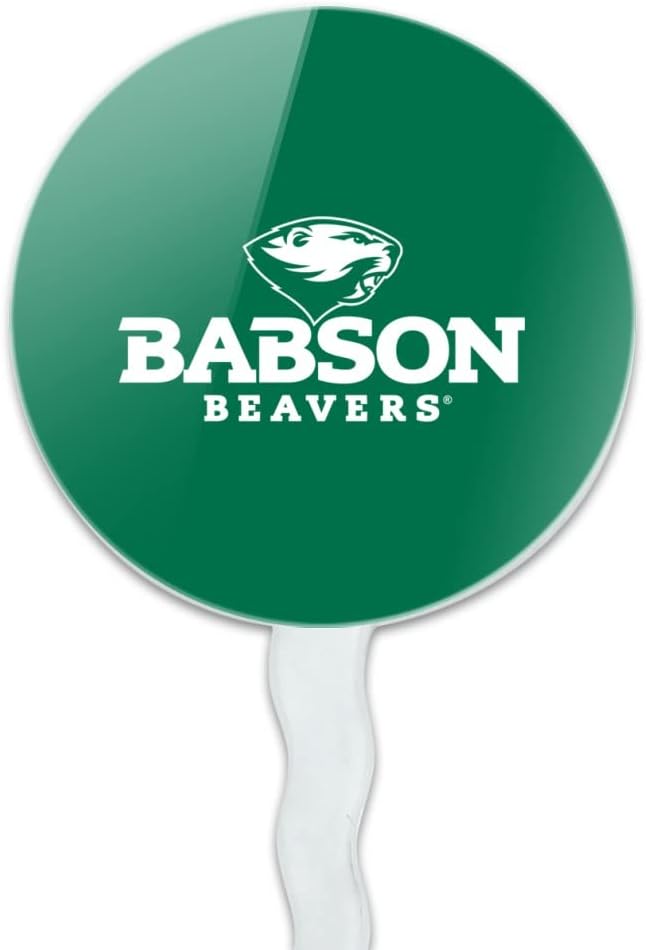 Babson College Primary Logo Cupcake Picks Toppers Decoration Set of 6