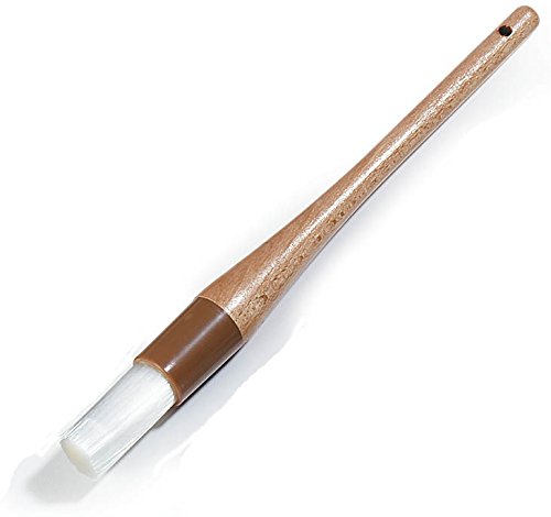 SPARTA 4040000 Nylon Round Brush, Dishwasher Safe With Nylon Bristles, 1 Inch, Brown, (Pack of 12)