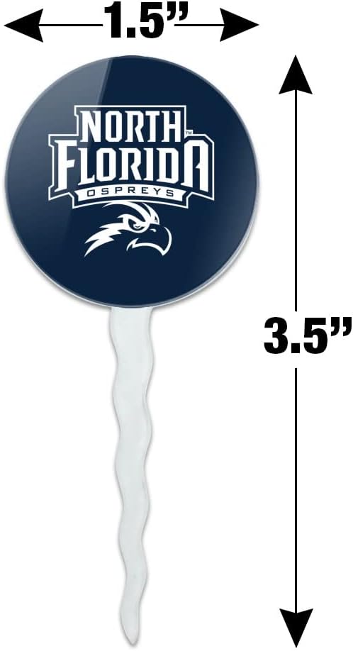 North Florida Primary Logo Cupcake Picks Toppers Decoration Set of 6