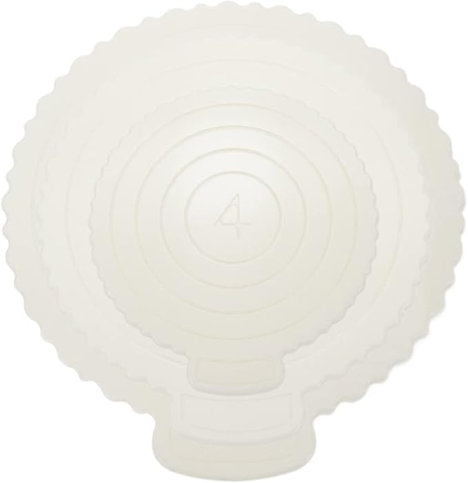 3Pcs Reusable Cake Boards,Thickened 2mm Plastic Round Circles Cakes Base for 4 Inch 6 Inch 8Inch Cake,Diameter of Circle 6.3"&7.48"&9.56"