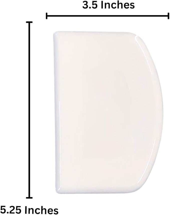 Sourdough Plastic Bench Dough Scraper Bowl Flexible Food-safe Cutter Flexible Multipurpose Good Grip Curved and Flat Edge Dough Food Scrapers for Kitchen Bread Dough Cake Fondant Icing 2 Pack