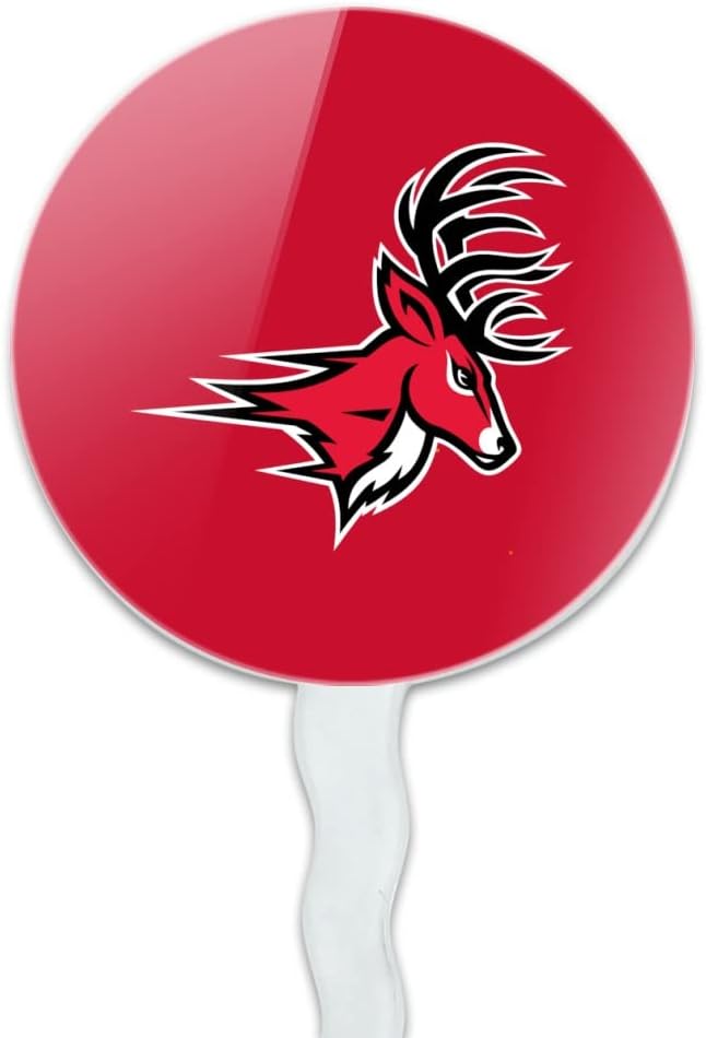 GRAPHICS & MORE Fairfield University Primary Logo Cupcake Picks Toppers Decoration Set of 6