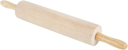 Betolla 13-Inch Wooden Rolling Pin – Hardwood Dough Roller with Smooth Rollers for Baking Bread, Pastry, Cookies, Pizza, Pie & Fondant