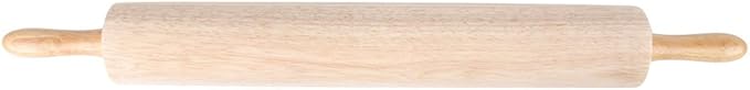 Betolla 18-Inch Wooden Rolling Pin – Hardwood Dough Roller with Smooth Rollers for Baking Bread, Pastry, Cookies, Pizza, Pie & Fondant