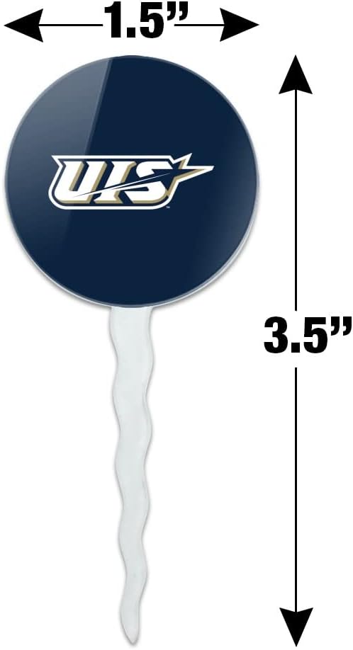 University of Illinois Springfield Primary Logo Cupcake Picks Toppers Decoration Set of 6