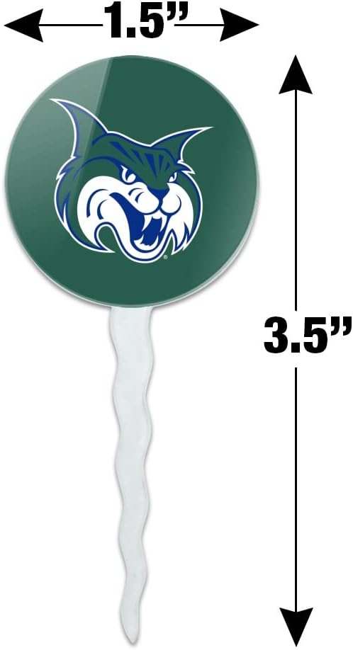 Georgia College Primary Logo Cupcake Picks Toppers Decoration Set of 6