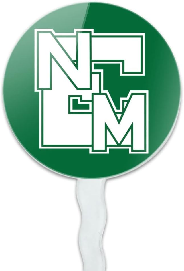 Eastern New Mexico University Primary Logo Cupcake Picks Toppers Decoration Set of 6