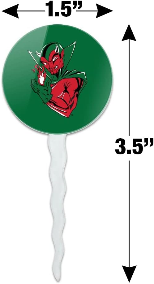 GRAPHICS & MORE Mississippi Valley State University Primary Logo Cupcake Picks Toppers Decoration Set of 6
