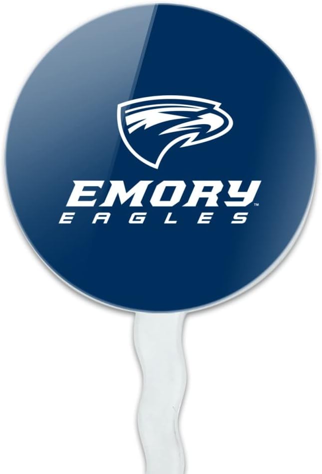 Emory University Primary Logo Cupcake Picks Toppers Decoration Set of 6
