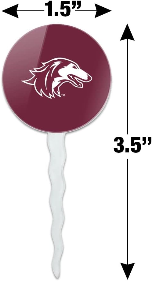 SIU Primary Logo Cupcake Picks Toppers Decoration Set of 6