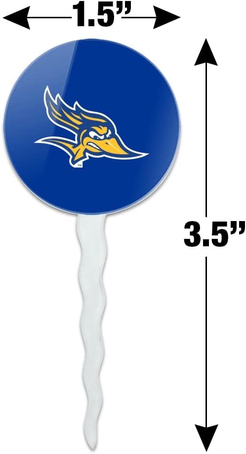 GRAPHICS & MORE California State University Bakersfield Primary Logo Cupcake Picks Toppers Decoration Set of 6