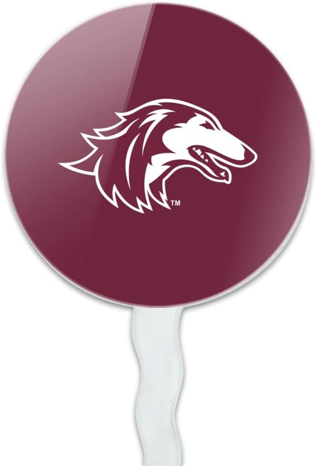 SIU Primary Logo Cupcake Picks Toppers Decoration Set of 6