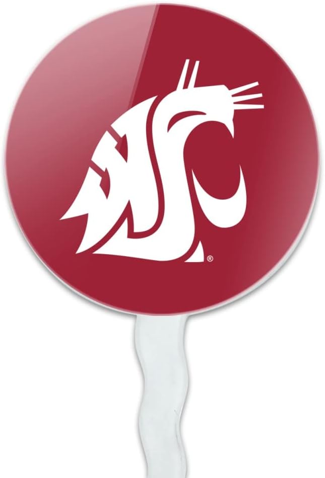 Washington St Primary Logo Cupcake Picks Toppers Decoration Set of 6