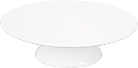 Porcelain Cake Stand, Round Dessert Stand, Cupcake Stand - Wedding and Birthday Decorating Cake Pedestal Stand - Dessert Display Serving Use at Parties, Restaurants, Birthday 10 Inch