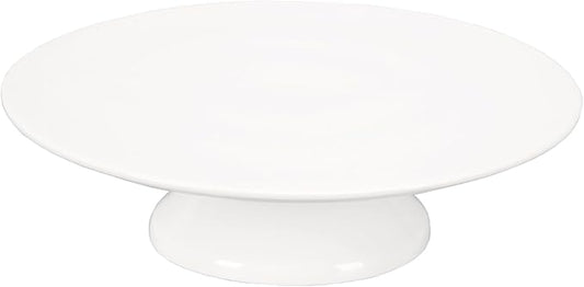 Porcelain Cake Stand, Round Dessert Stand, Cupcake Stand - Wedding and Birthday Decorating Cake Pedestal Stand - Dessert Display Serving Use at Parties, Restaurants, Birthday 13.8 Inch