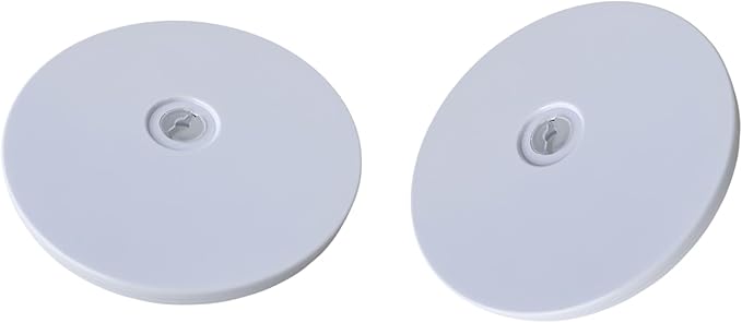 2PCS 4" Small Lazy Susan Turntable, White Acrylic Ball Bearing Rotating Tray Display Base for Spice Rack Table Cake Kitchen Pantry Decorating, 40 lb Load, 360° Smooth Rotation