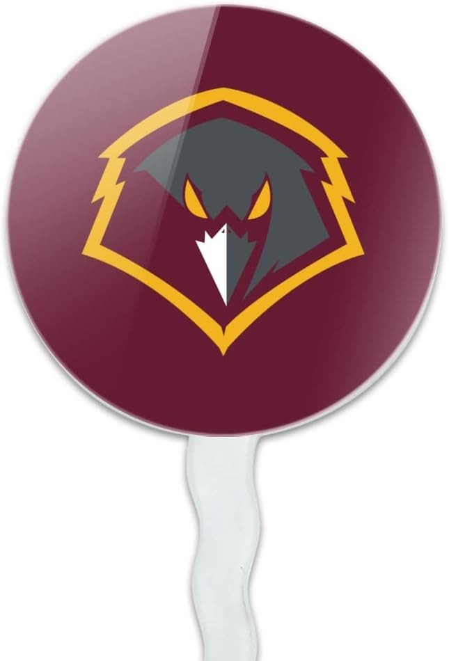University of Charleston Primary Logo Cupcake Picks Toppers Decoration Set of 6