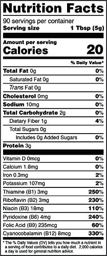 Terrasoul Superfoods Premium Nutritional Yeast Flakes, 3 Lbs (Pack of 3), Fortified, Savory Superfood for Vegan Cheese, Seasoning, and Plant-Based Protein Boost