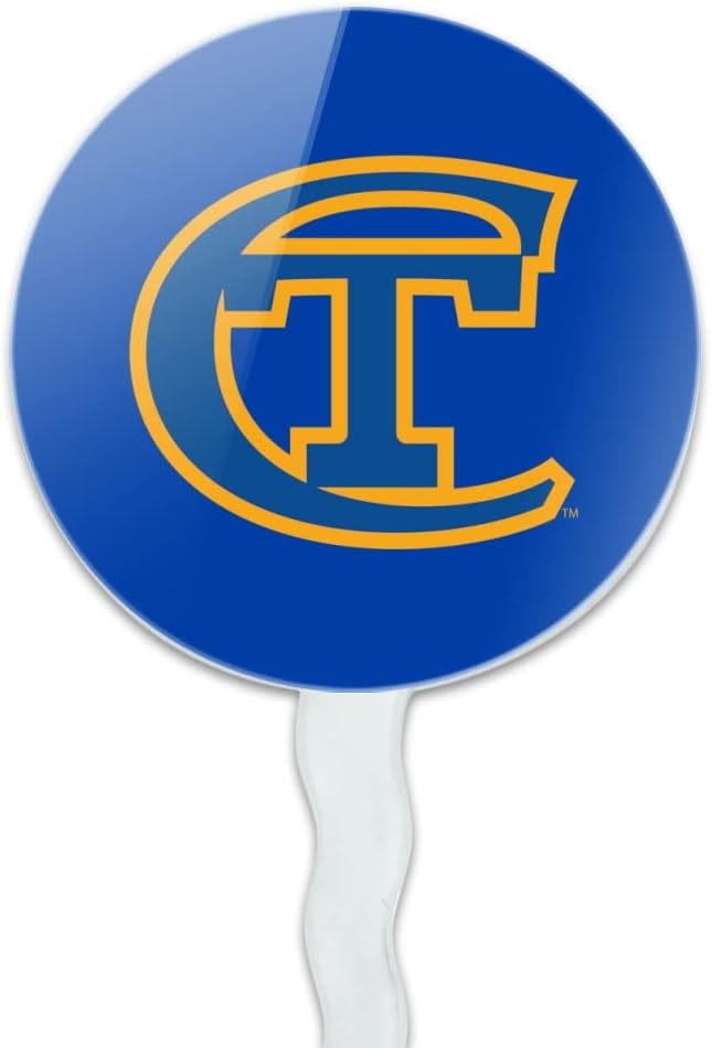 New York City College of Technology Primary Logo Cupcake Picks Toppers Decoration Set of 6