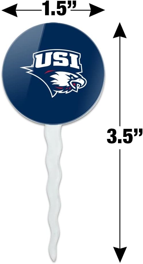 Southern Indiana Primary Logo Cupcake Picks Toppers Decoration Set of 6