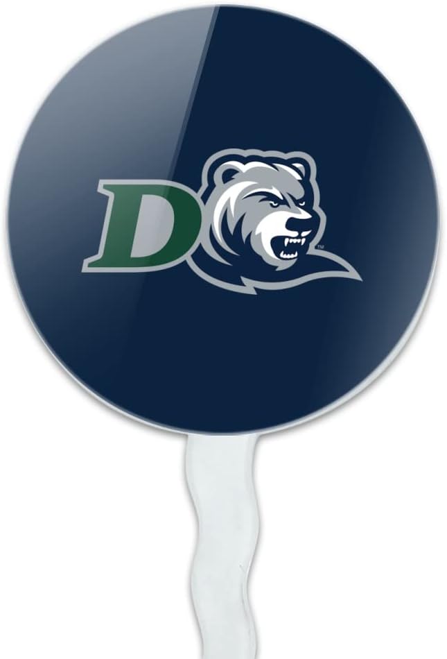 Drew University Primary Logo Cupcake Picks Toppers Decoration Set of 6
