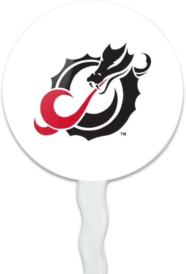 Minnesota State University Moorhead Primary Logo Cupcake Picks Toppers Decoration Set of 6