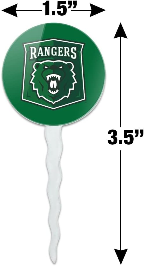 University of Wisconsin - Parkside Primary Logo Cupcake Picks Toppers Decoration Set of 6