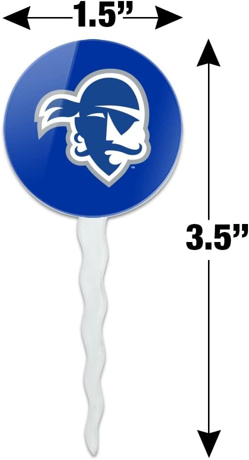 Seton Hall Primary Logo Cupcake Picks Toppers Decoration Set of 6