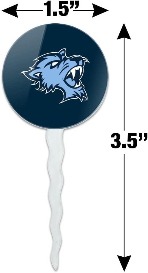 Baruch College Primary Logo Cupcake Picks Toppers Decoration Set of 6