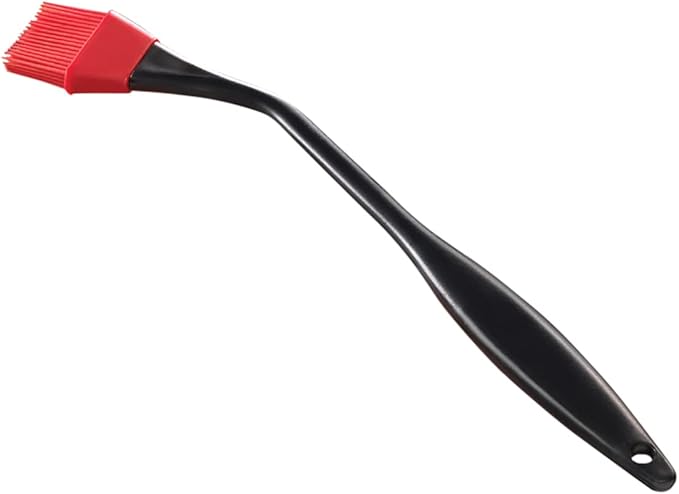 Pastry Brush Basting for Cooking Barbecue Grill Silicone Ergonomic Angled Removable Head