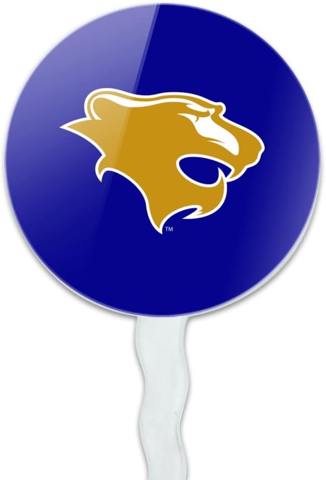 Georgian Court University Primary Logo Cupcake Picks Toppers Decoration Set of 6