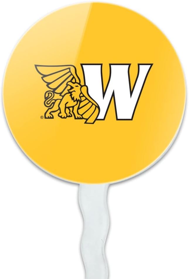 Missouri Western State University Primary Logo Cupcake Picks Toppers Decoration Set of 6
