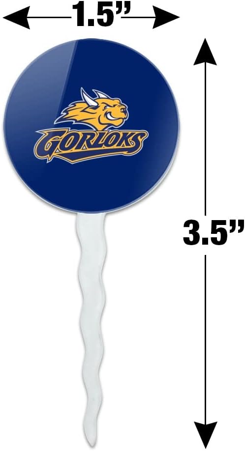 Webster University Primary Logo Cupcake Picks Toppers Decoration Set of 6