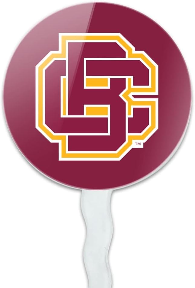 Bethune-Cookman University Primary Logo Cupcake Picks Toppers Decoration Set of 6